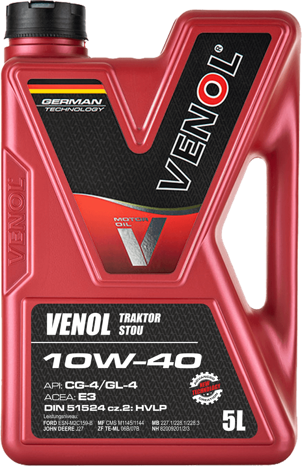 OLEJ_SILNIKOWY_VENOL TRAKTOR STOU CG 4 GL 4 HVLP 10W40_5L